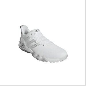 NEW Men's Adidas CODECHAOS 22 Golf Shoes White / Metalic Gray SZ 15